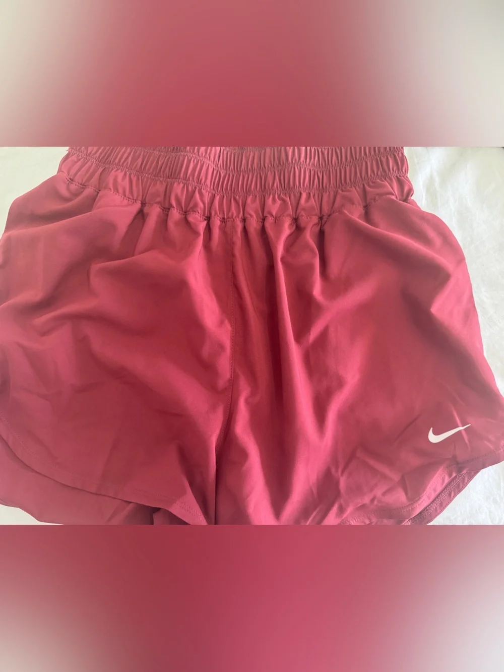 NWT Nike Training Dri-Fit shorts in maroon red Sz M